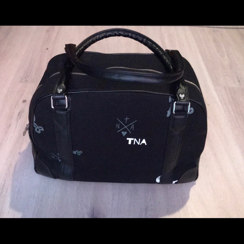 Large Black TNA gym / tote / travel bag